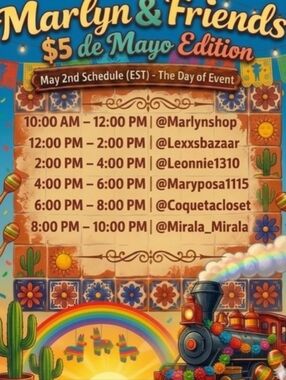 MARLYN & FRIENDS TRAIN SHOW! $5 DE MAYO!